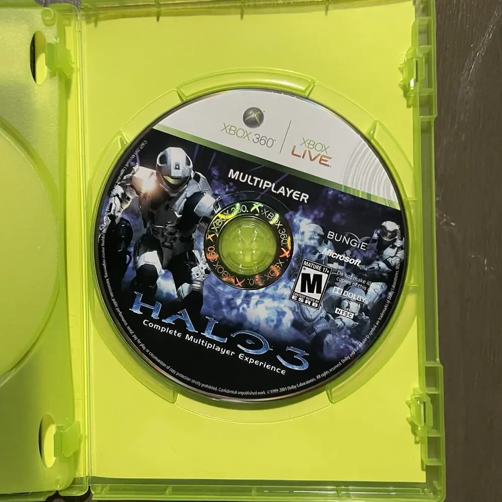 Halo Xbox 360 Bundle Tested Working Halo 3 & ODST CIB Complete Manuals